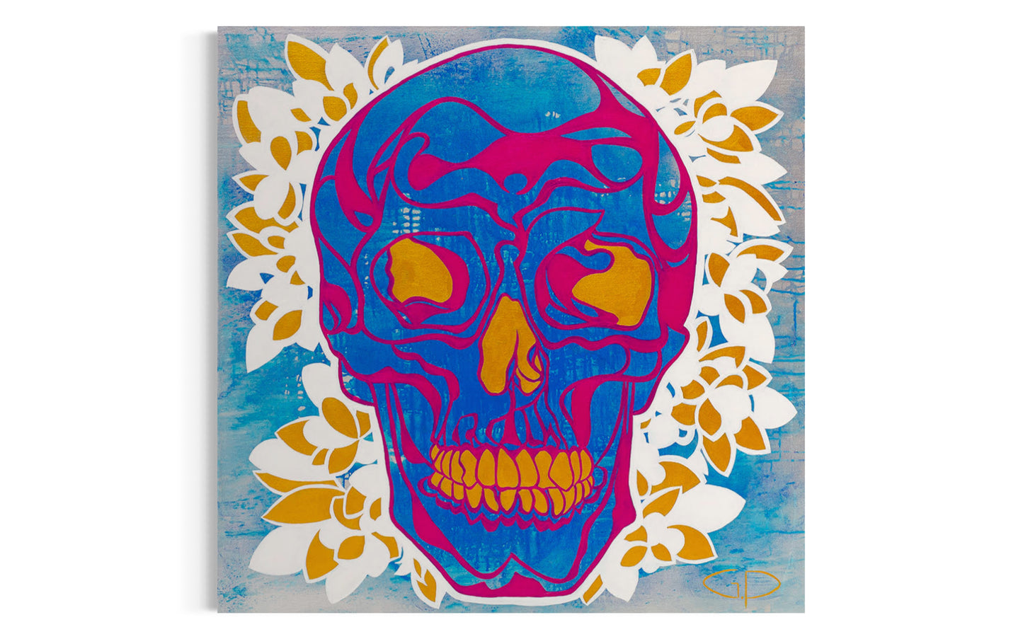 Flores de la Muerte ("Flowers of Death") 36"X36" | Acrylic on Canvas