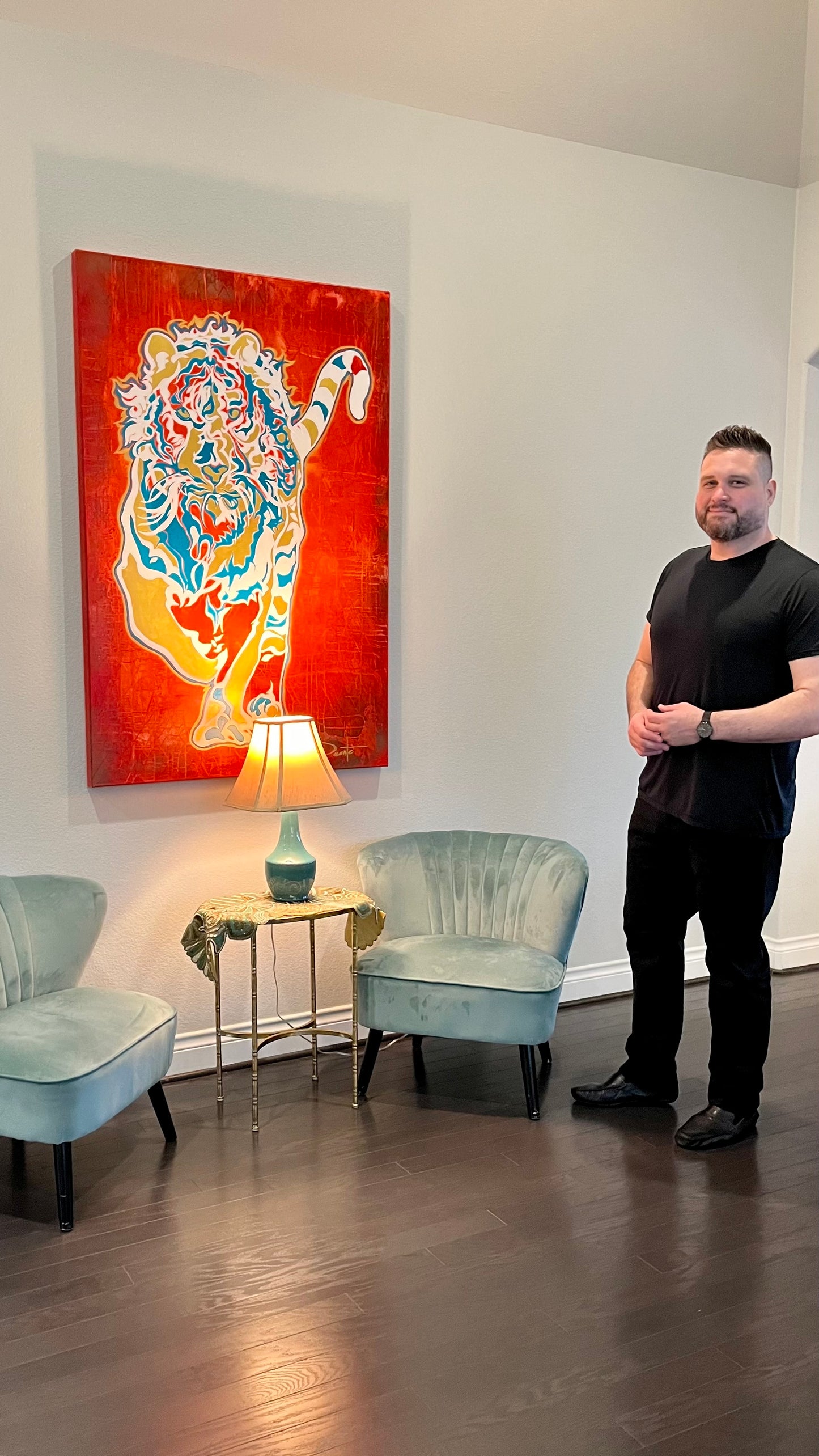 Tiger's Eye 40"X60" | Acrylic on Canvas