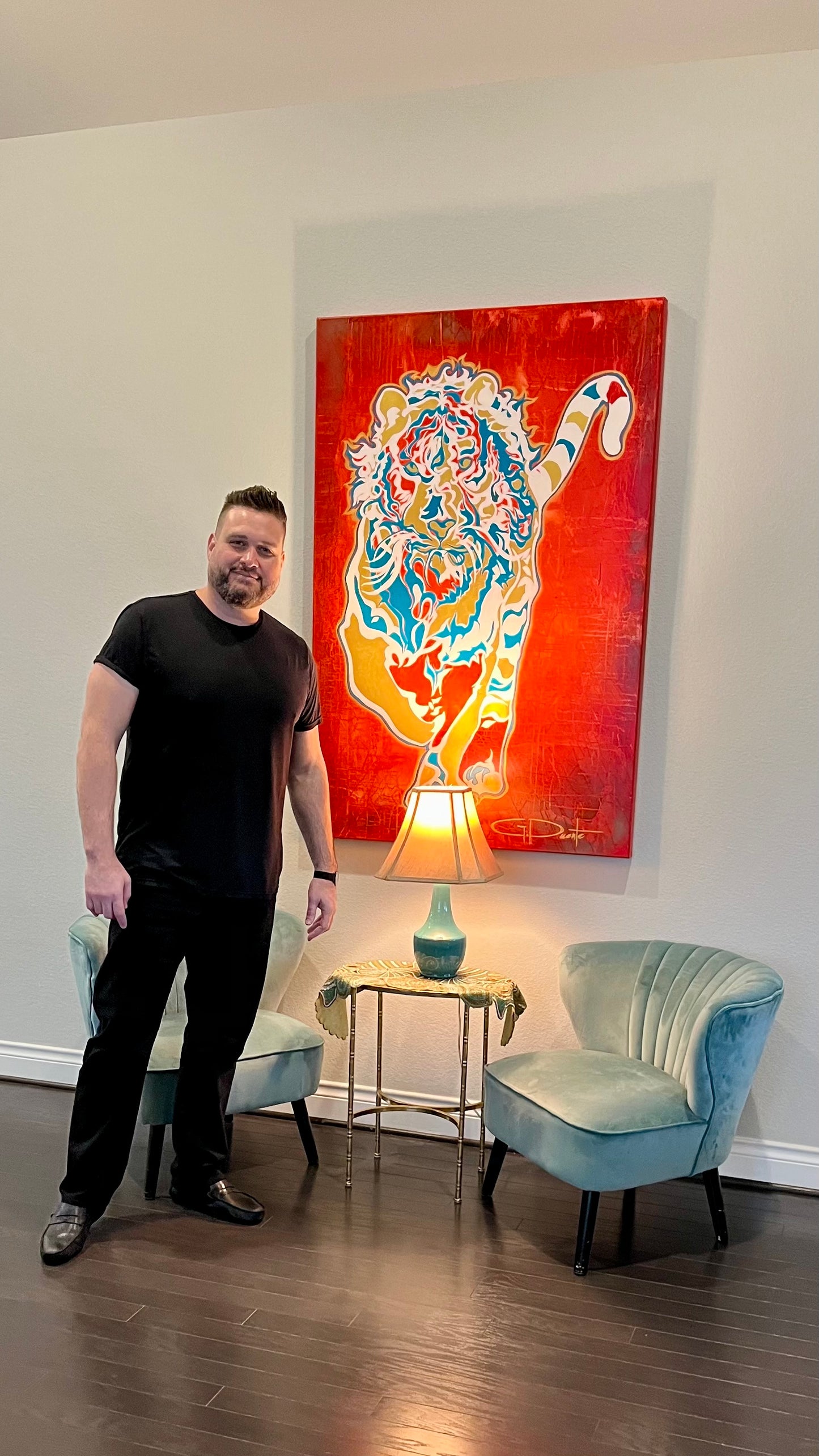 Tiger's Eye 40"X60" | Acrylic on Canvas