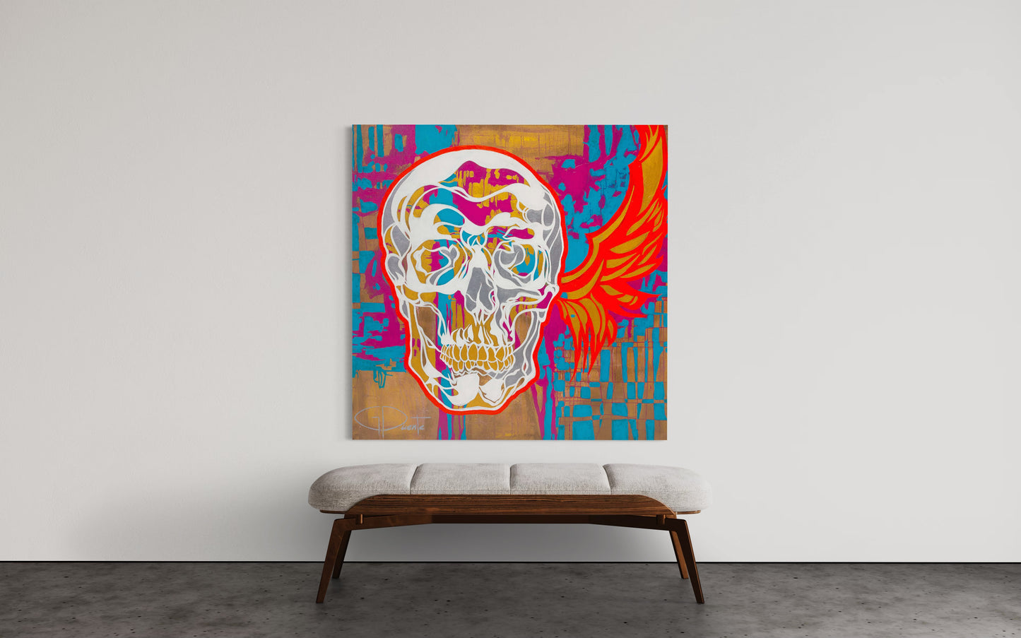 Wings of Fire 48"X48" | Acrylic on Canvas