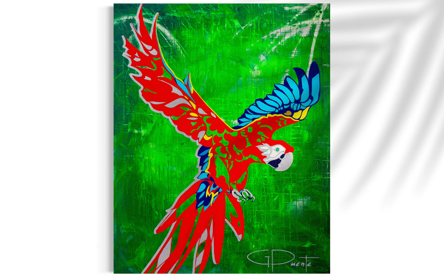 Alas de Fuego (Wings of Fire) 48"X60" | Acrylic on Canvas