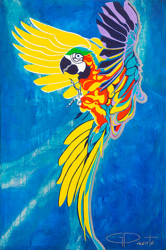 Sol de la Selva (Sun of the Jungle) 40"X60" | Acrylic on Canvas